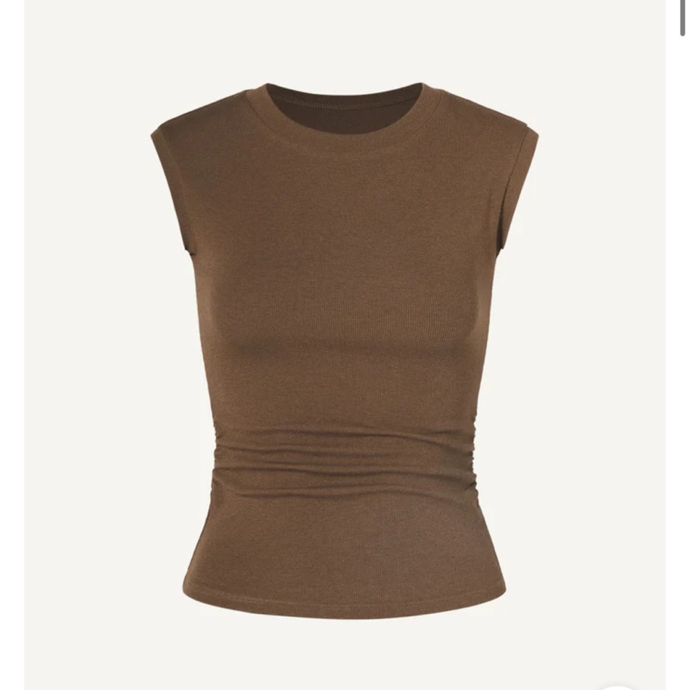 OGL Brown Sleeveless Top